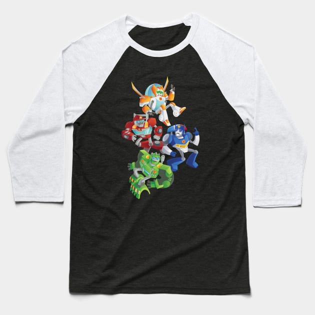 Rescue Bots: Fall to the Rescue Baseball T-Shirt by glitzbot